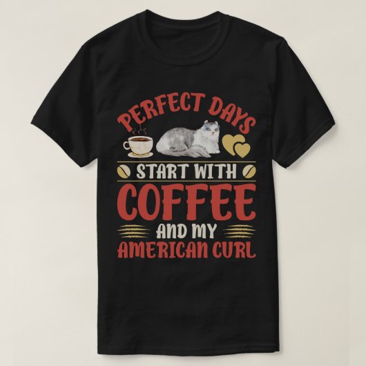 T-shirt Café Et Chats 6 (Design devant)