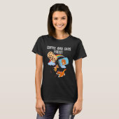 T-shirt Café Et Chats D'Abord (Devant entier)