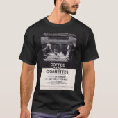 T-shirt Café et cigarettes par Jim Jarmusch Fond d'écran E (Devant)