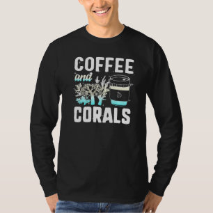 T-shirt Café Et Coraux Aquarium Aquarium Eau Salée Reef Aq