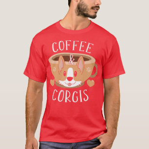 T-shirt Café Et Corgis -144