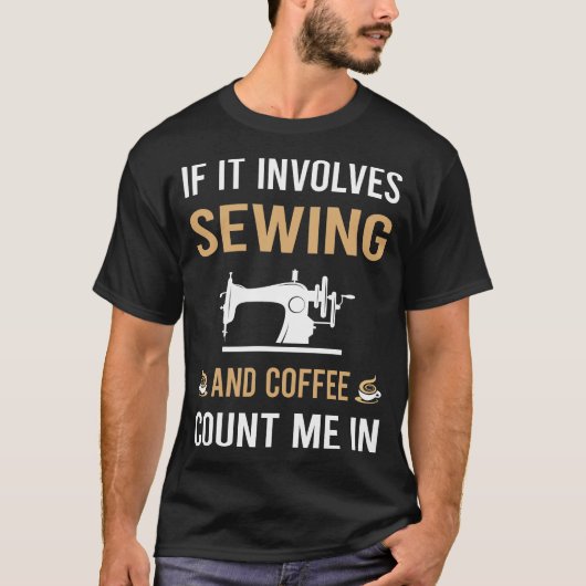 T-shirt Café et Couture (Devant)
