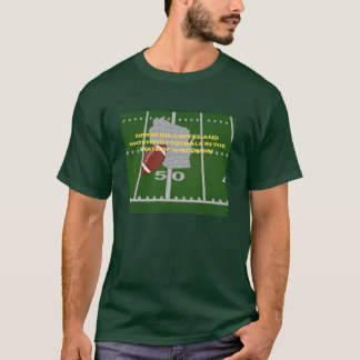 T-shirt Café et Football dans le Wisconsin
