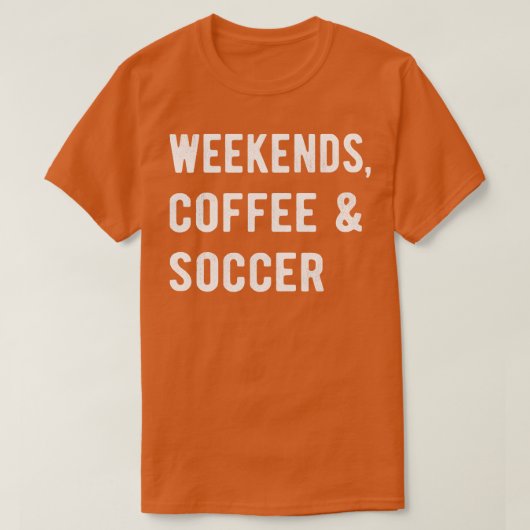 T-shirt Café Et II Le Week-End (Design devant)