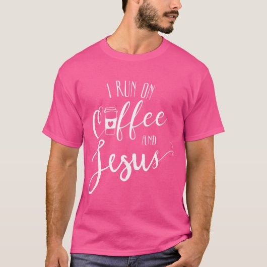 T-shirt Café Et Jésus (Devant)