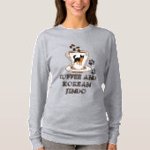 T-shirt Café Et Jindo Coréen (Devant)