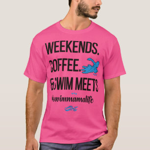 T-shirt Café Et Nage Rencontre La Vie De Maman Nageuse Nag