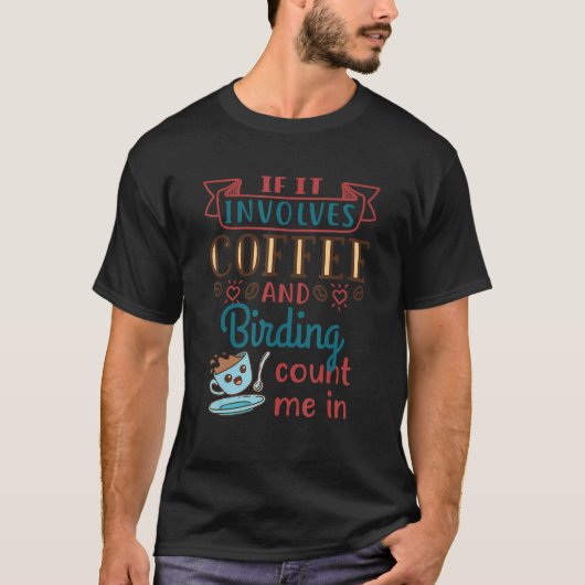 T-shirt Café et oiseaux Oiseaux Oiseaux (Devant)