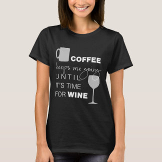 T-shirt Café Et Vin Actif
