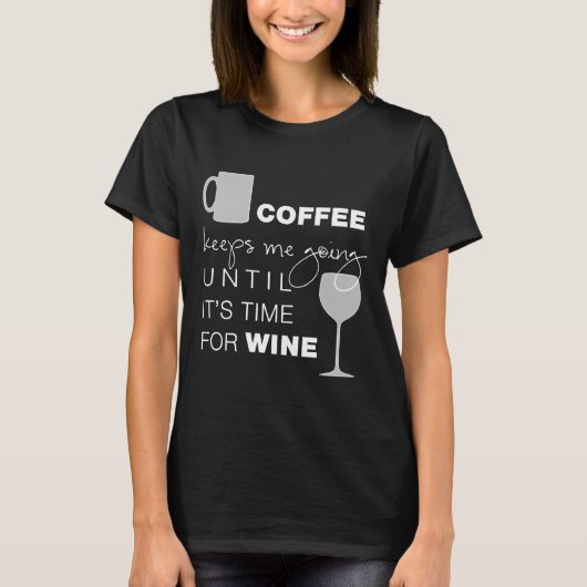 T-shirt Café Et Vin Actif (Devant)