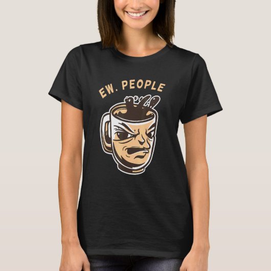 T-shirt Café Ew People (Devant)