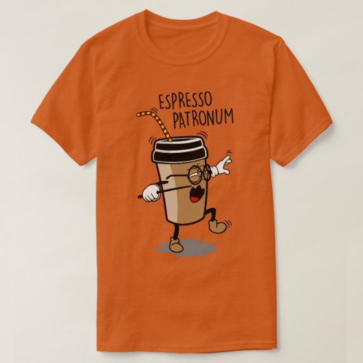 T-shirt café expresso (Design devant)