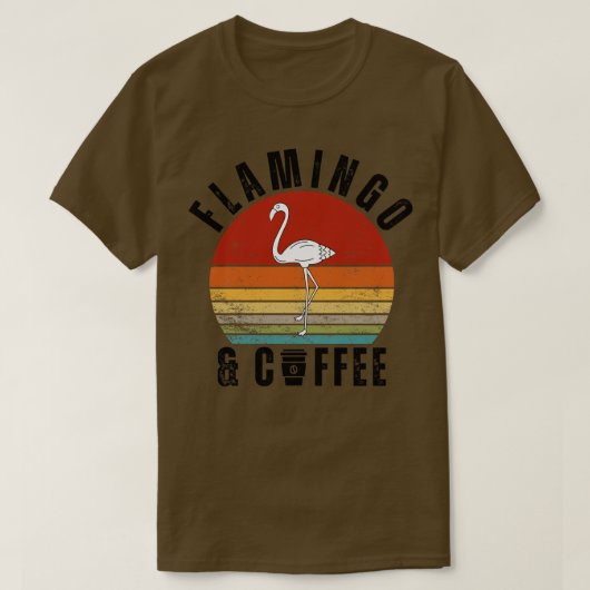 T-shirt Café Flamant rose (Design devant)