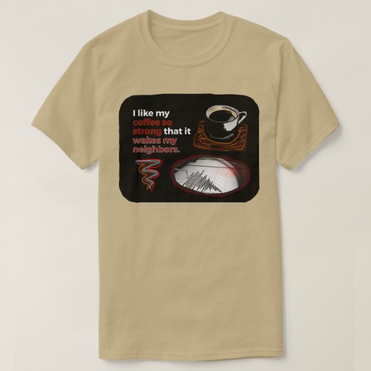 T-SHIRT CAFÉ FORT (Design devant)