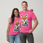 T-shirt Café Fox Lover Caféine Fox Mug Café (Unisexe)