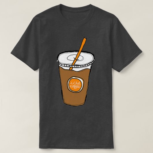 T-shirt café froid 4 (Design devant)