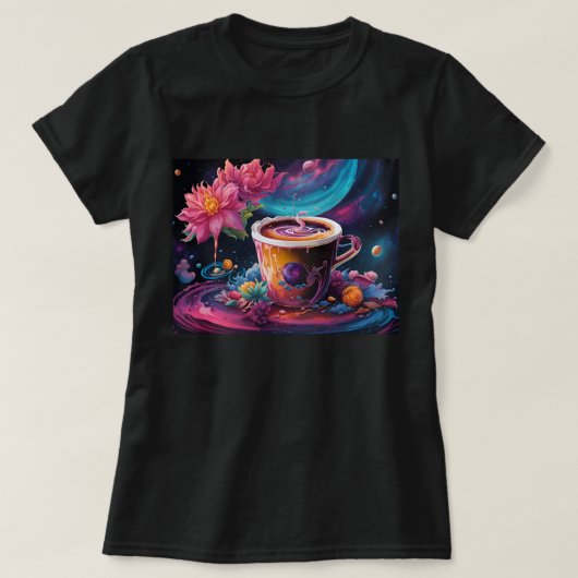 T-shirt Café Garden Galaxy (Design devant)