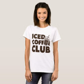 T-shirt Café glacé (Devant entier)