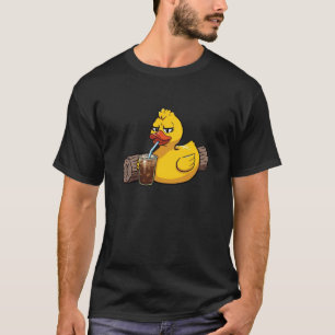 T-shirt Café glacé de canard de croisière Vibes de vacance
