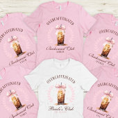 T-shirt Café glacé du nom du groupe de demoiselles d'honne