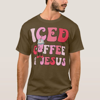 T-shirt Café Glacé Et Jésus