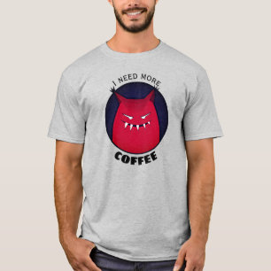 T-shirt Café gothique Créature maléfique Halloween Café