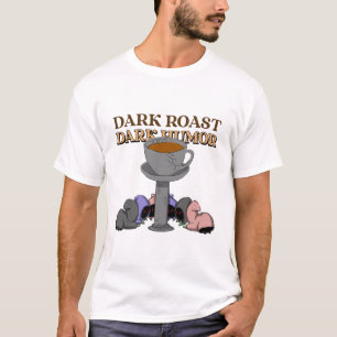 T-shirt Café grillé foncé Humour foncé
