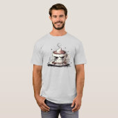 T-shirt Café grincheux (Devant entier)