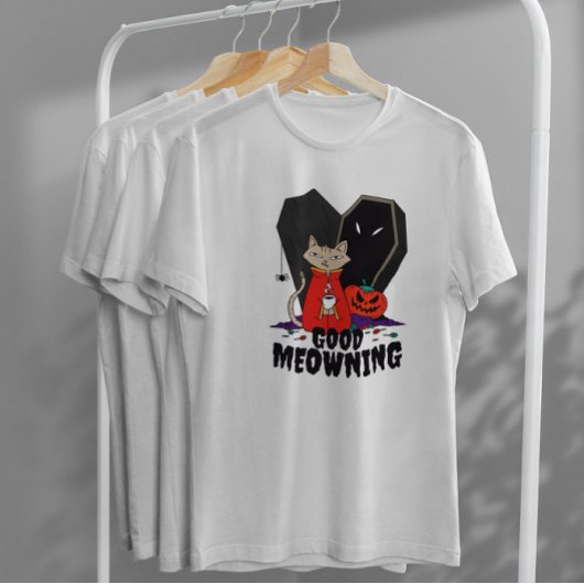 T-shirt Café Halloween Chat