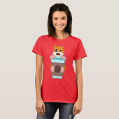 T-shirt Café Hamster pour aller (Devant entier)