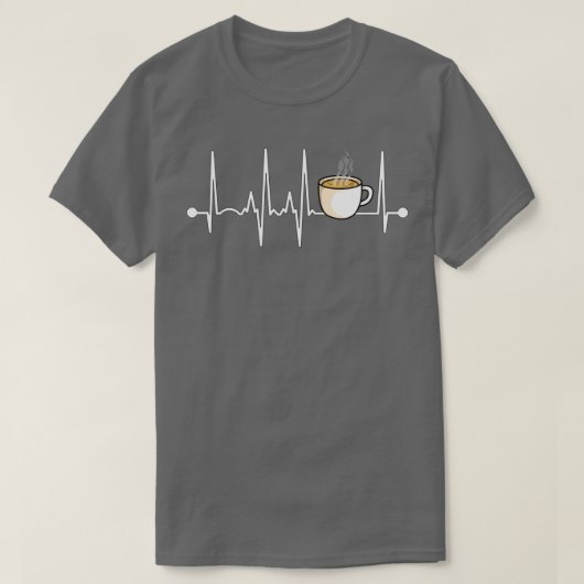 T-shirt Café Heartbeat 4 (Design devant)