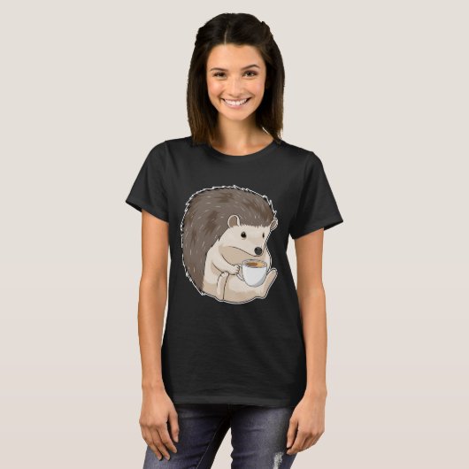 T-shirt Café Hérisson (Devant entier)