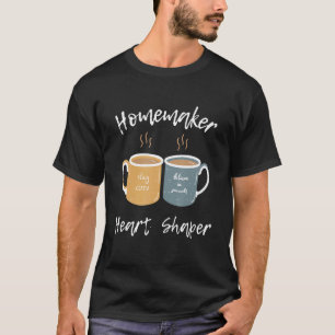 T-SHIRT CAFÉ HYGGE, FORME CARDIAQUE MAISON