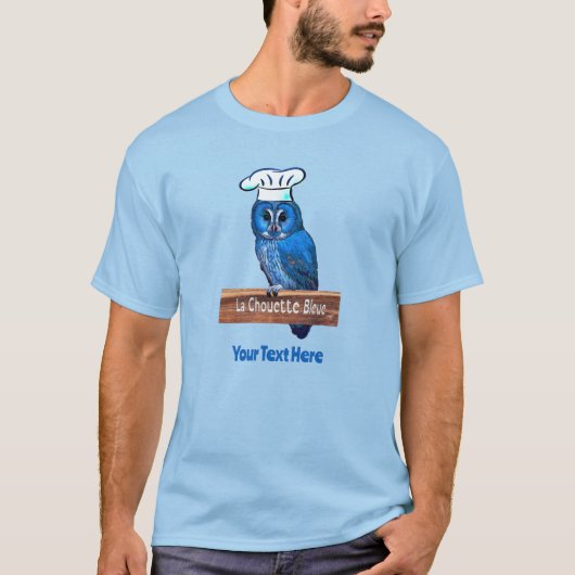 T-shirt Café La Chouette Bleue (Devant)