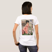 T-shirt Café Lady Victorian Femme Rose Classy (Dos entier)
