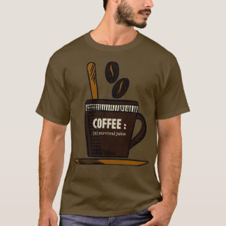T-SHIRT CAFÉ LE JUS DE SURVIE