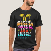 T-shirt Café le week-end et The Beach (Devant)