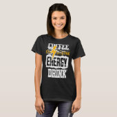T-shirt Café L'Éclairage Original Boisson D'Énergie (Devant entier)