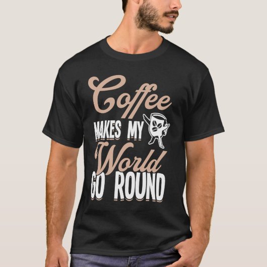 T-shirt Café Lover Espresso Barista Cappuccino Latte Art (Devant)