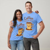 T-shirt Café : mon carburant (Unisexe)