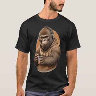 T-shirt Café Monkey Groove