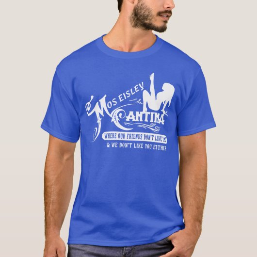 T-shirt Café Mos Eisley Cna Espaceport ami (Devant)