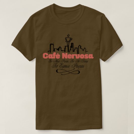 T-shirt Café Nervosa (Design devant)