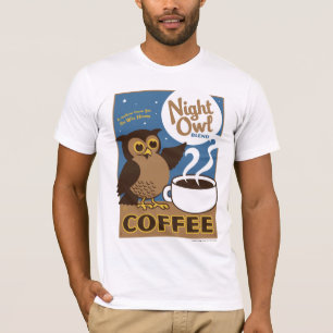 T-shirt Café Night Owl