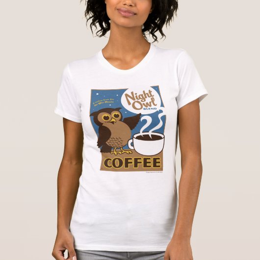 T-shirt Café Night Owl (Devant)