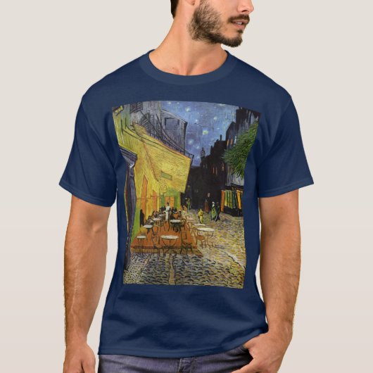 T-shirt Café nocturne de Van Gogh (Devant)