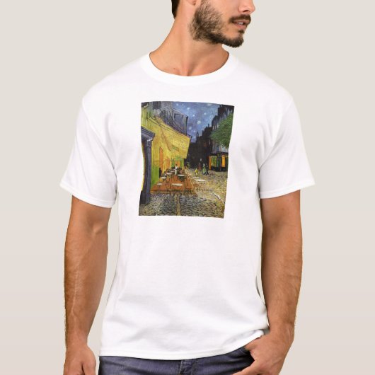 T-shirt Café nocturne de Van Gogh (Devant)