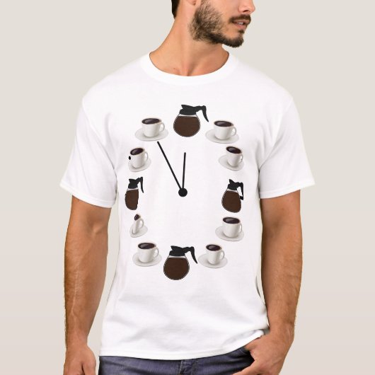T-shirt Café O'clock Tout le temps (Devant)