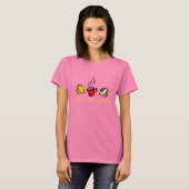 T-shirt café Peace Love (Devant entier)