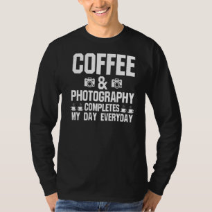 T-shirt Café & Photographie Complète Mon Jour Pho Quotidie